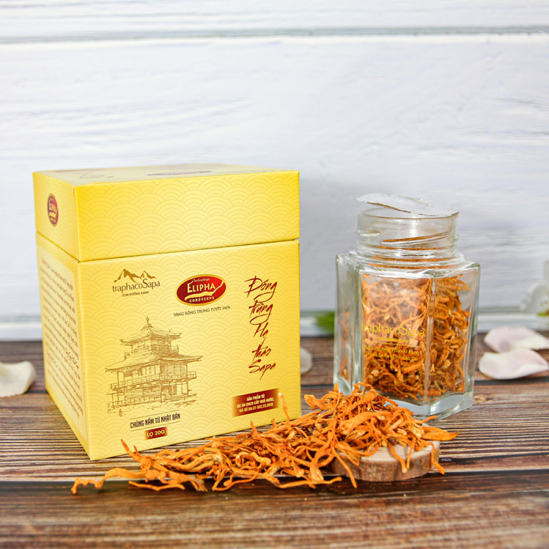 Đông Trùng Hạ Thảo Sapa Khô 20Gr