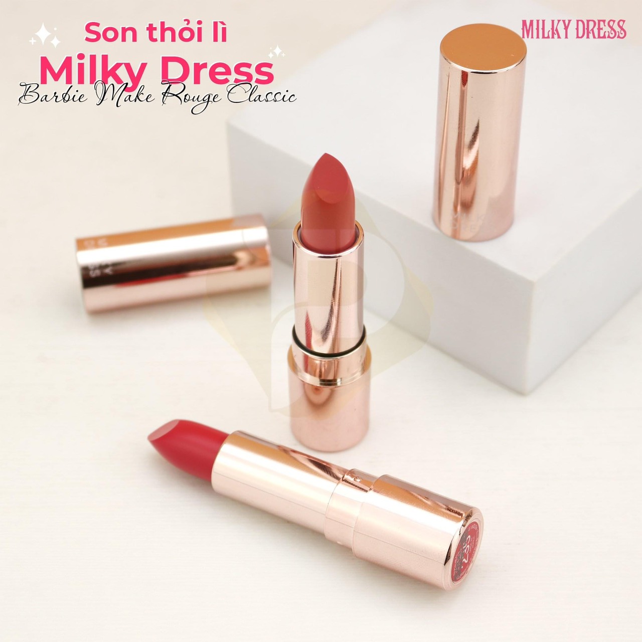 Milky Dress - Son lì Barbie Make Rouge Classic M422